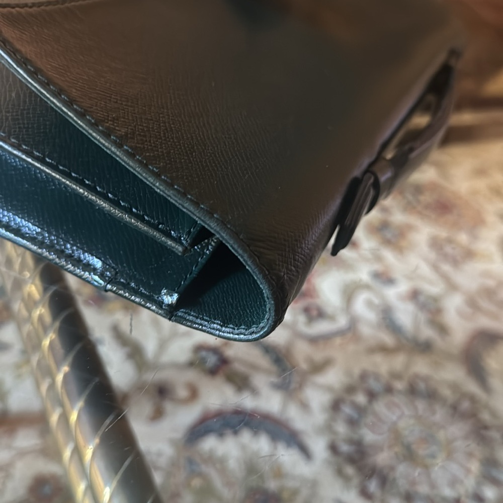Louis Vuitton briefcase Taiga laguito dark Green and Gold lock - Picture 10 of 16